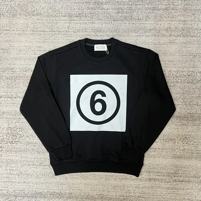 Maison Margiela Hoodies & Sweatshirts Crewneck sweatshirt with numeric graphic print product detail image 5