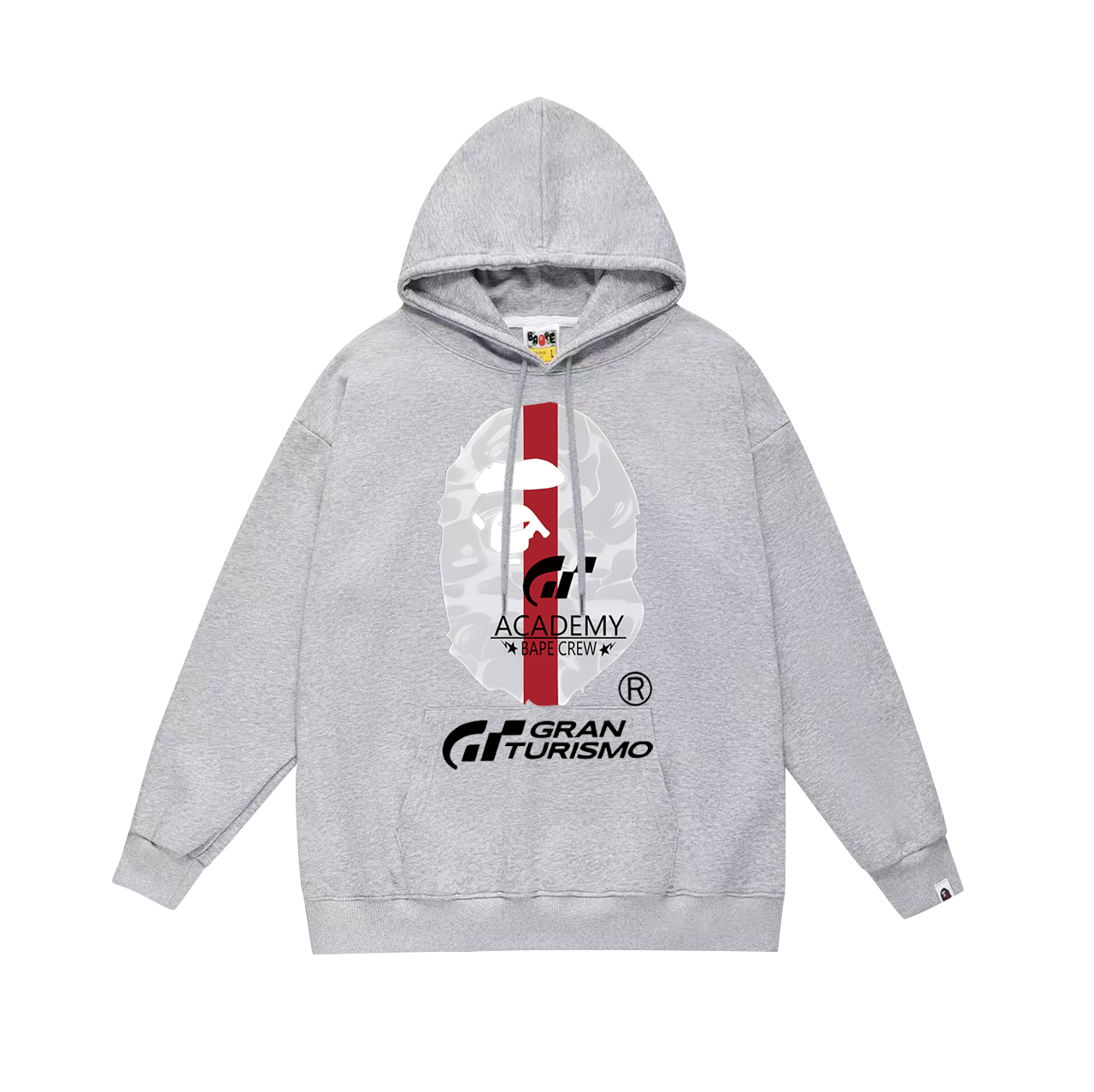 BAPE x Gran Turismo Academy Hoodie Grey
