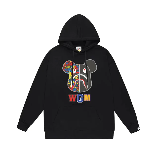 A BATHING APE Hoodies & Sweatshirts Shark Graphic Pullover Hoodie product detail image 2