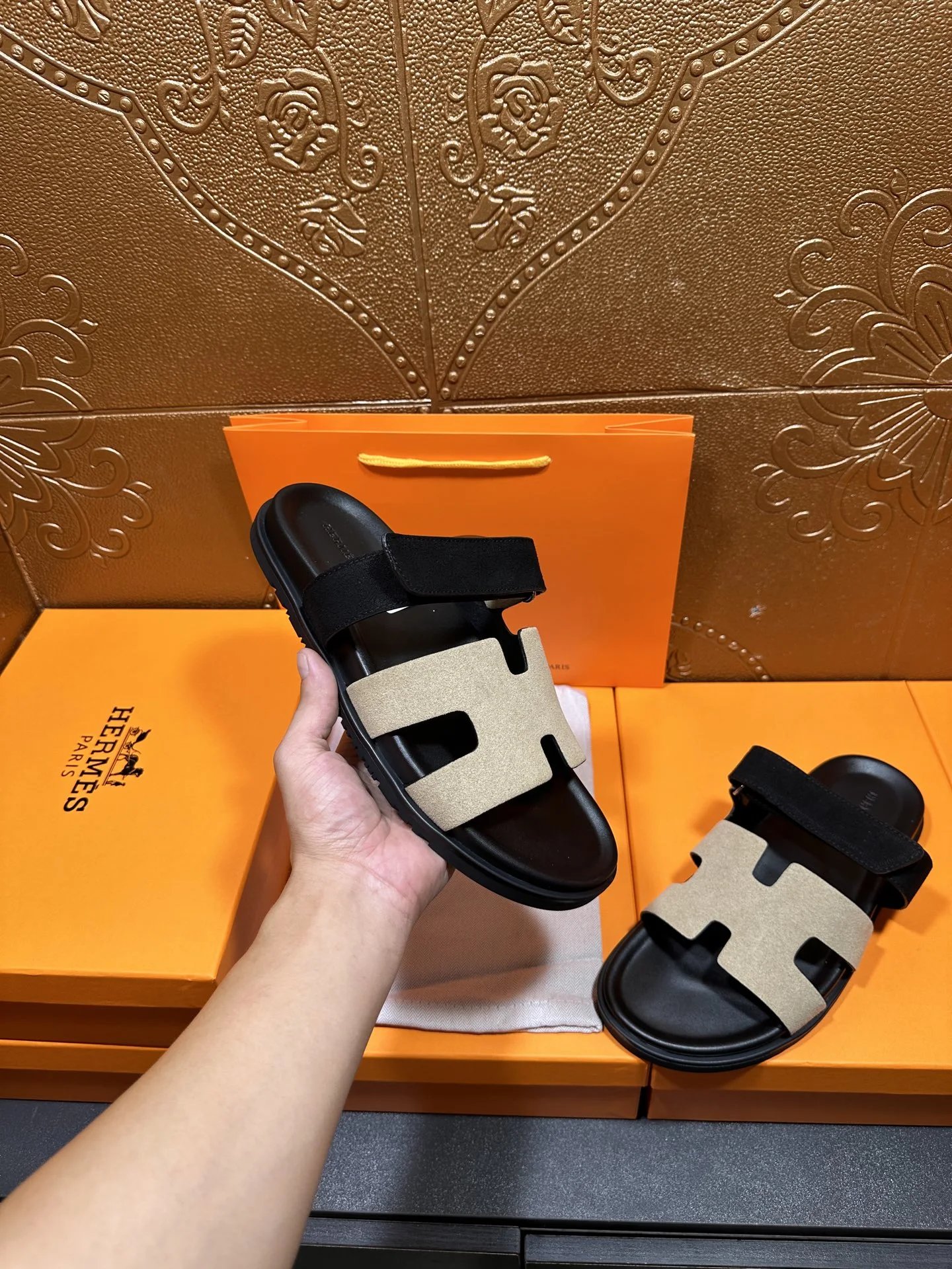 Hermes Slippers