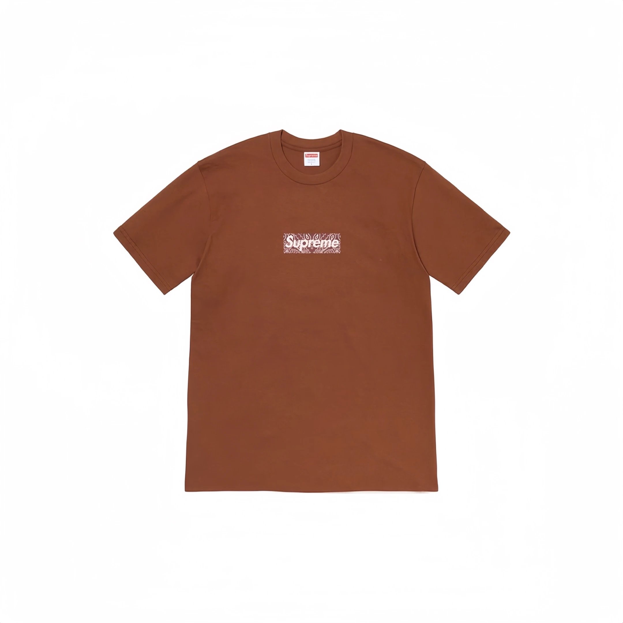 Supreme Bandana Box Logo Tee Brown