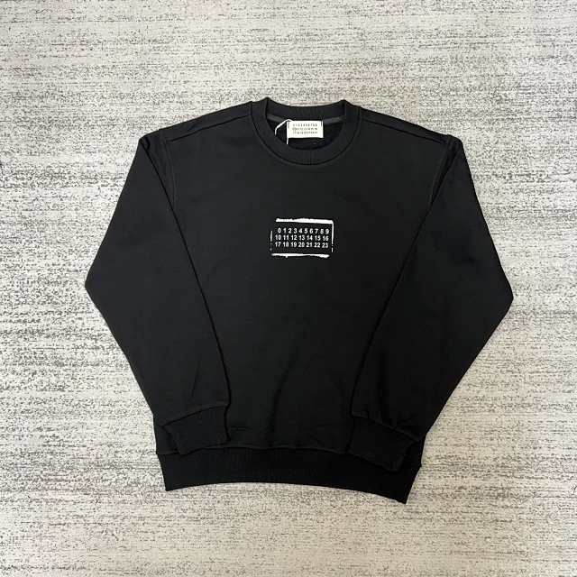 Maison Margiela Hoodies & Sweatshirts Crewneck sweatshirt with numeric graphic print product detail image 25