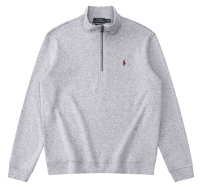 Gray with a red label