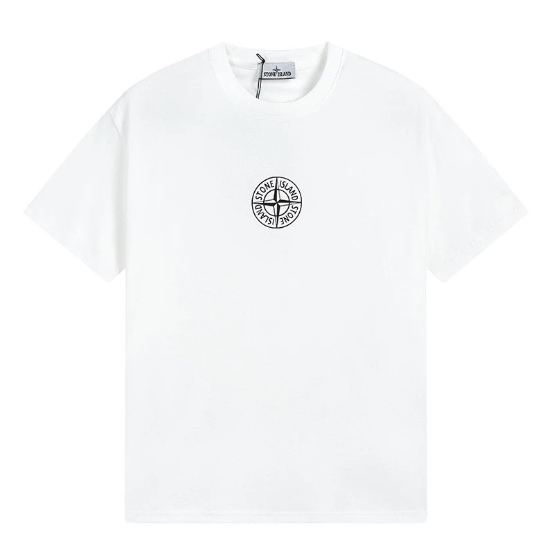 Stone Island Small Compass Logo T-Shirt White