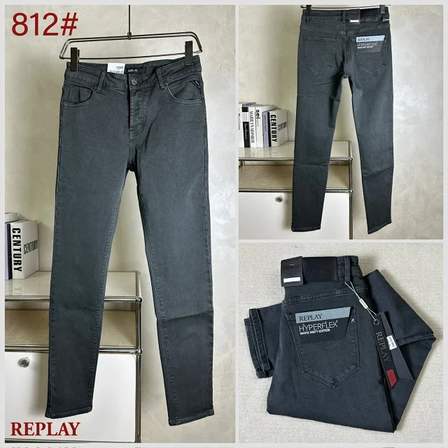 Replay Jeans Hyperflex straight-leg product detail image 8
