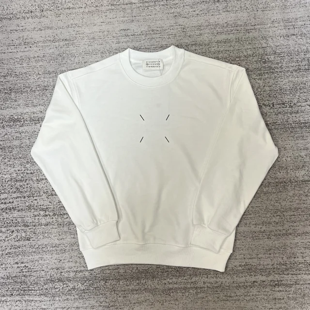 Maison Margiela Hoodies & Sweatshirts Crewneck sweatshirt with numeric graphic print product detail image 21