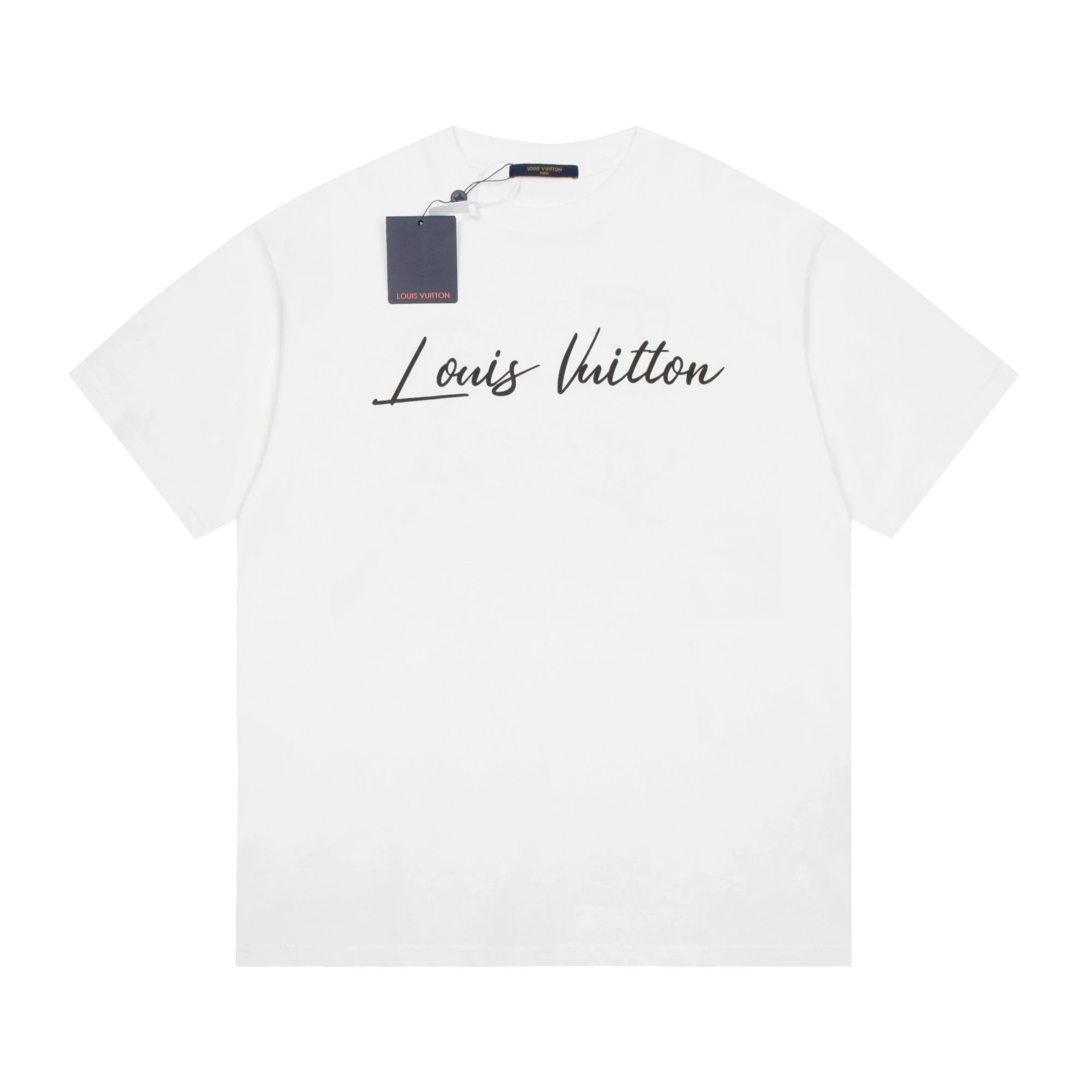 Louis Vuitton Script Logo Tee White