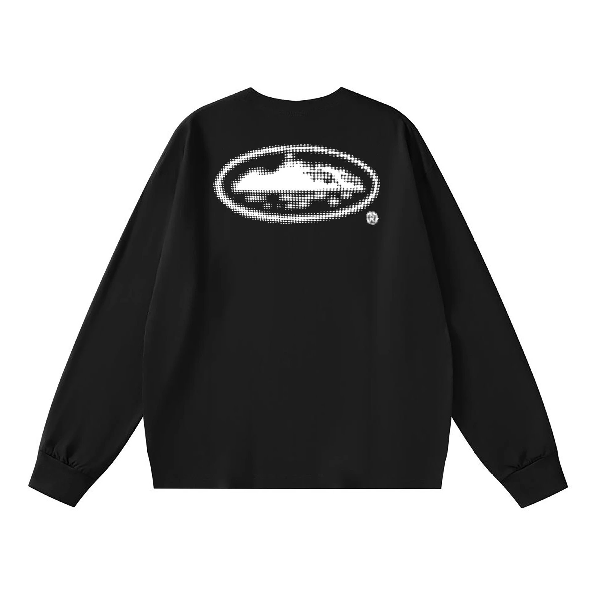 Ecko Unltd Pixel Rhino Logo Crewneck Black