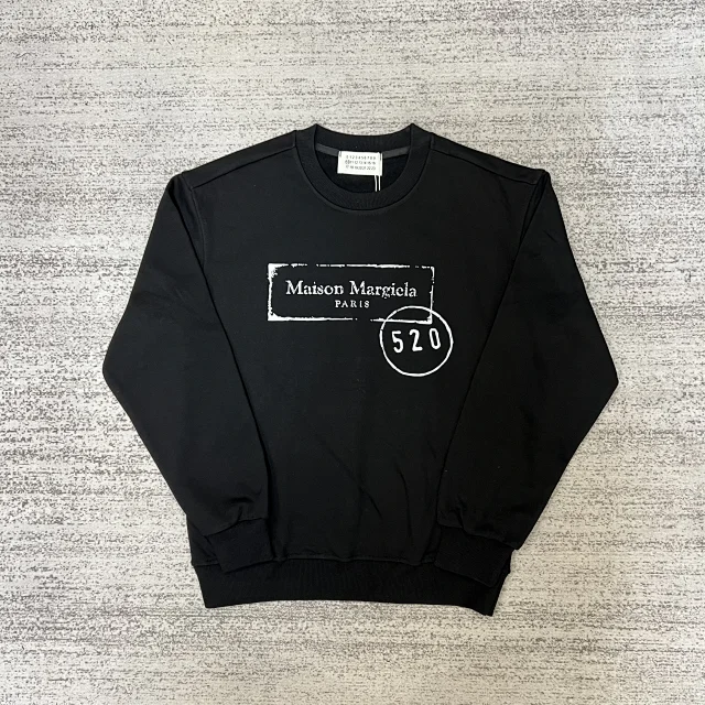 Maison Margiela Hoodies & Sweatshirts Crewneck sweatshirt with numeric graphic print product detail image 23