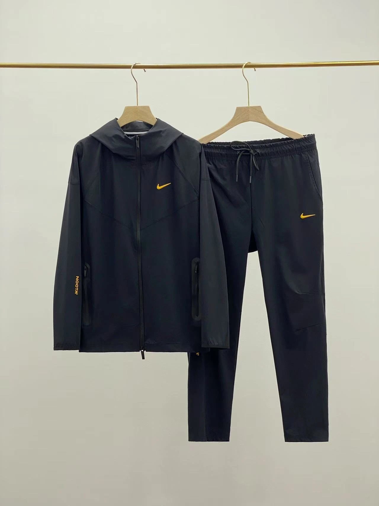 Nike Track Suit Black/Yellow