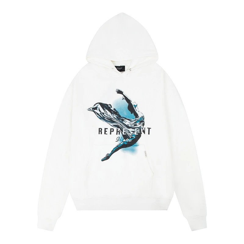 Represent Diver Hoodie White - 1
