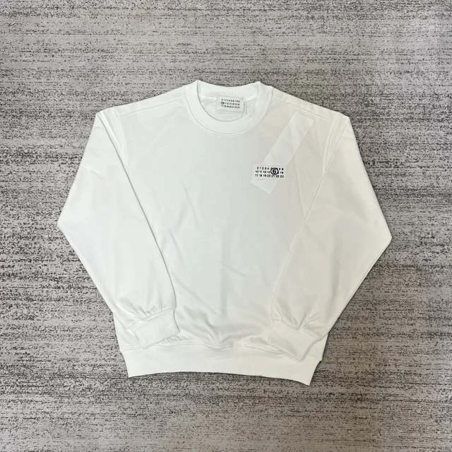 Maison Margiela Hoodies & Sweatshirts Crewneck sweatshirt with numeric graphic print product detail image 35
