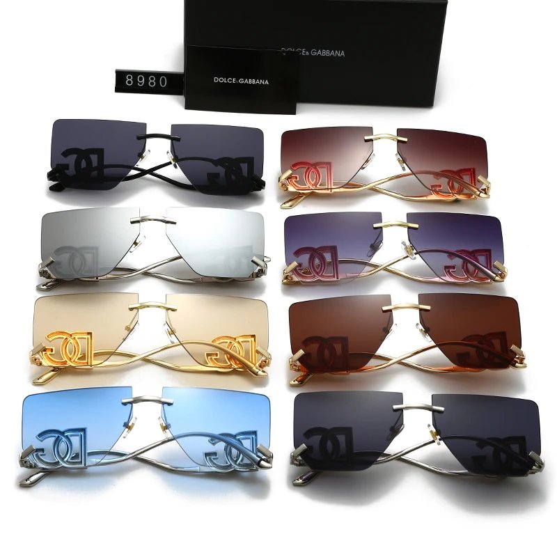 Dolce & Gabbana DG Logo Square Gradient Sunglasses - 3
