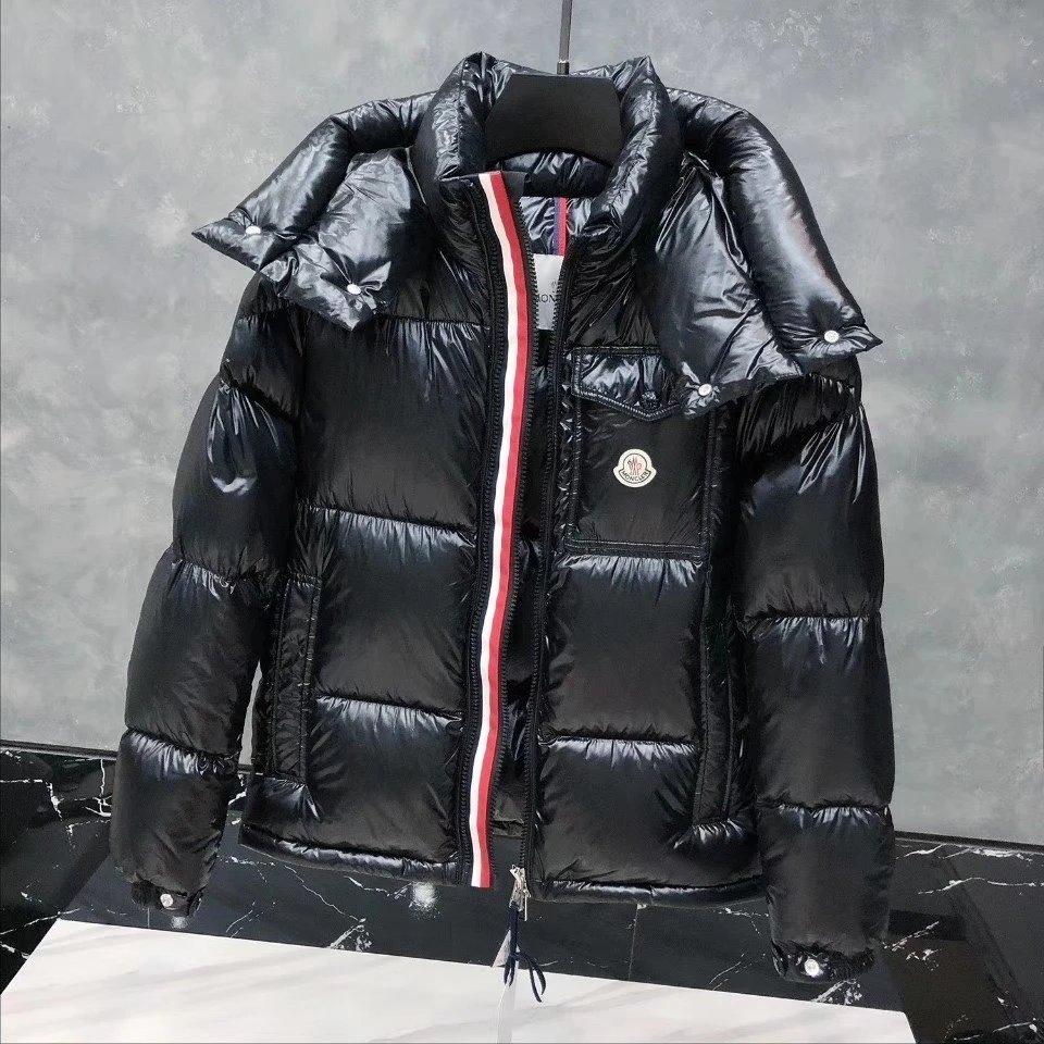[DX6-21] Winter classic three-color ribbon down jacket