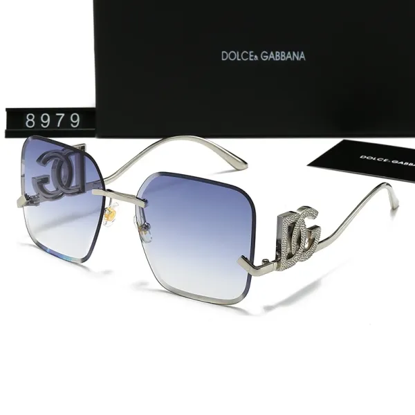 Dolce & Gabbana DG Logo Square Gradient Sunglasses - 1