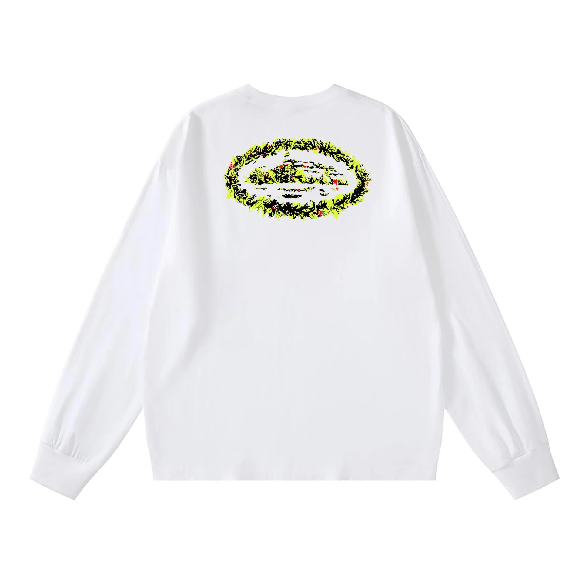 Corteiz Target Logo Long Sleeve T-Shirt White - 11