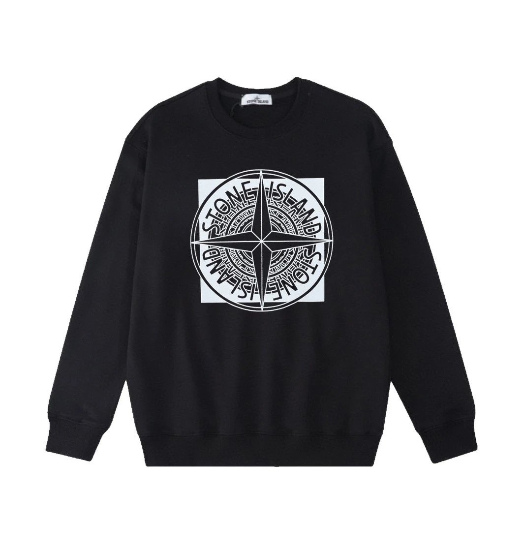 Stone Island Compass Sweatshirt Black