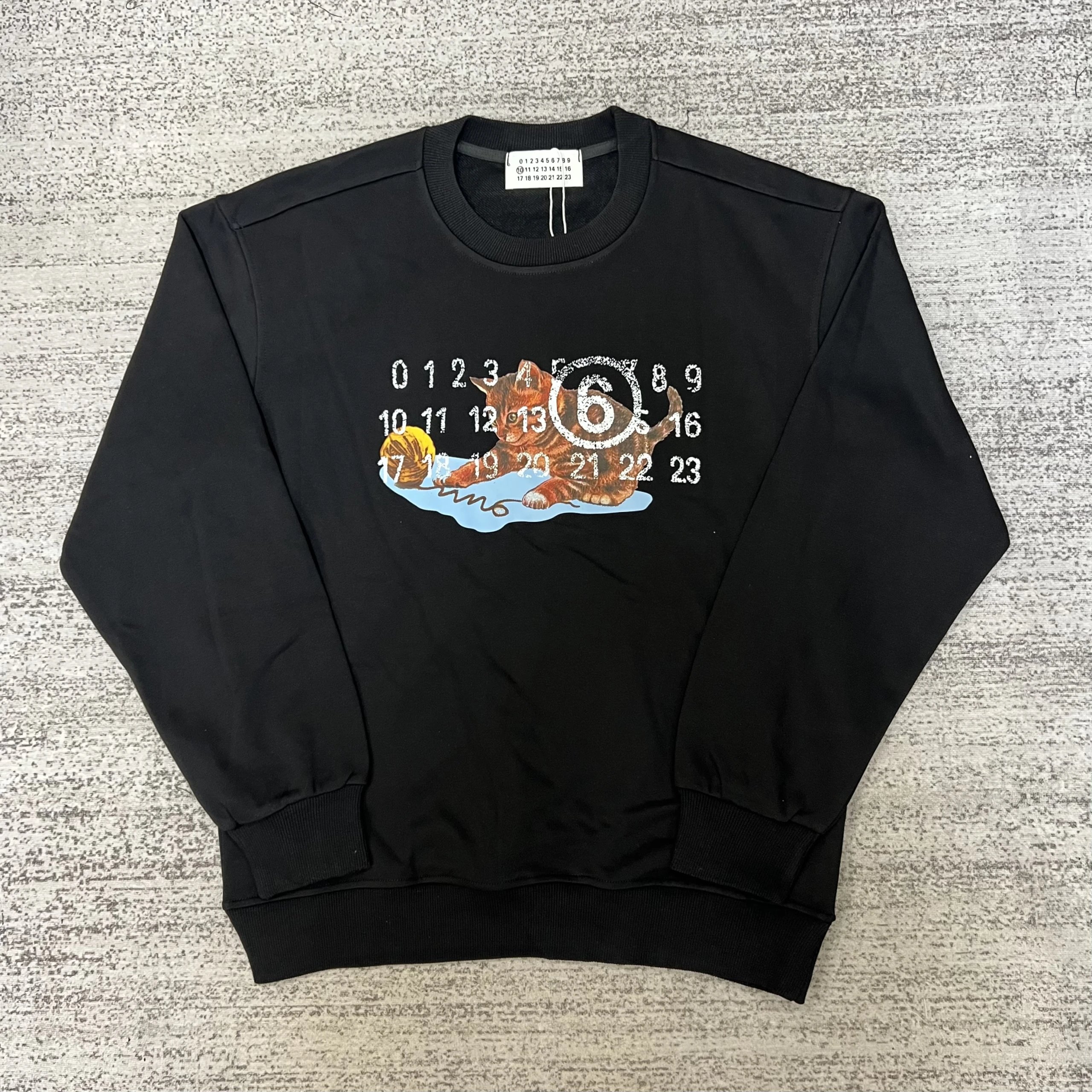Maison Margiela MM6 Logo Print White Sweatshirt - 15