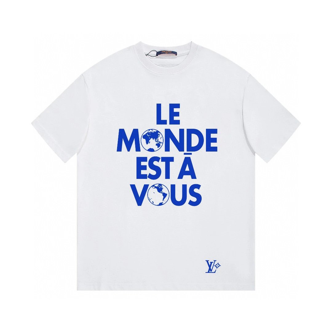 Louis Vuitton Le Monde Est A Vous T-Shirt White