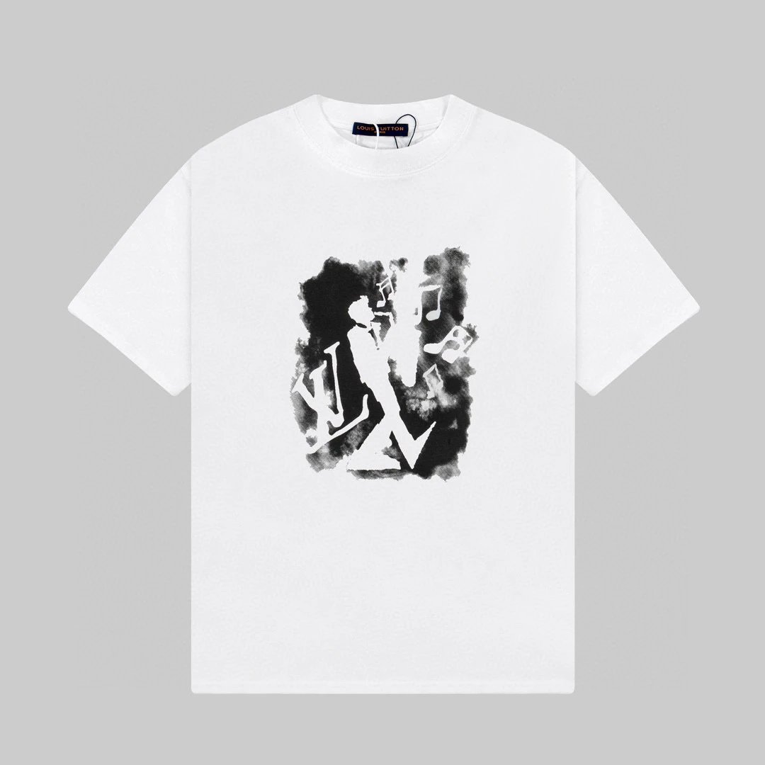 Louis Vuitton Jazz Silhouette Graphic Tee White