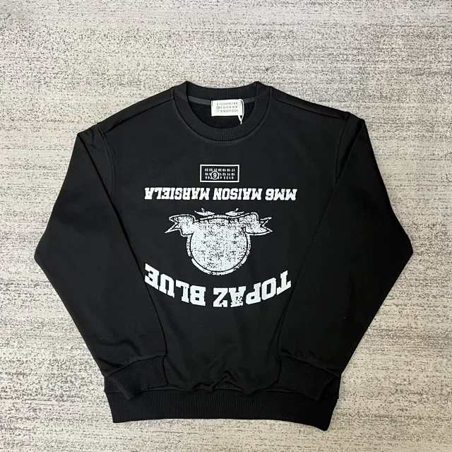 Maison Margiela Hoodies & Sweatshirts Crewneck Logo Print Sweatshirt product detail image 28