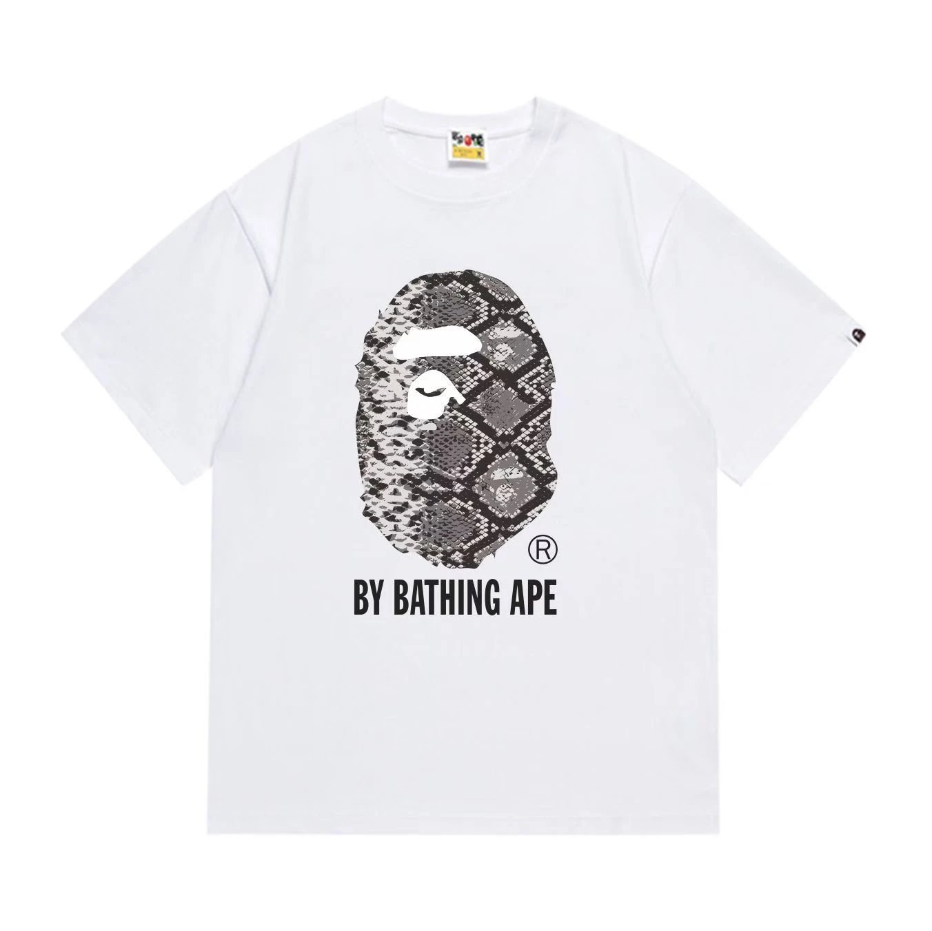 BAPE Snake Skin By Bathing Ape Tee White