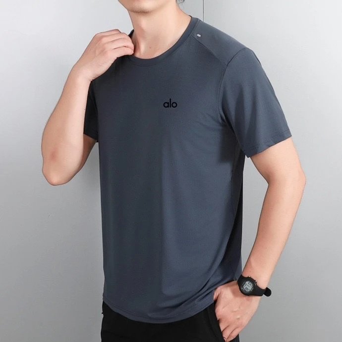 Alo Yoga T-shirt Steel Grey