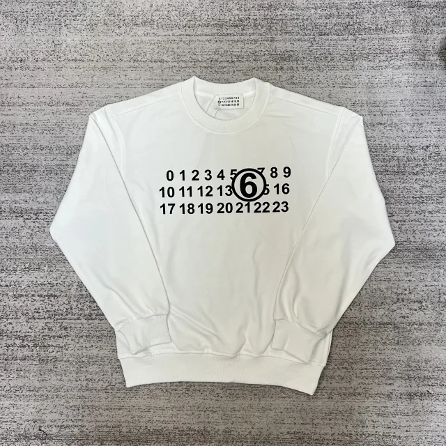 Maison Margiela Hoodies & Sweatshirts Crewneck Logo Print Sweatshirt product detail image 7