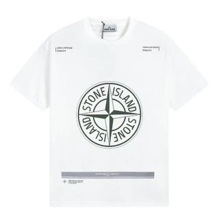 Stone Island Compass Print T-Shirt White