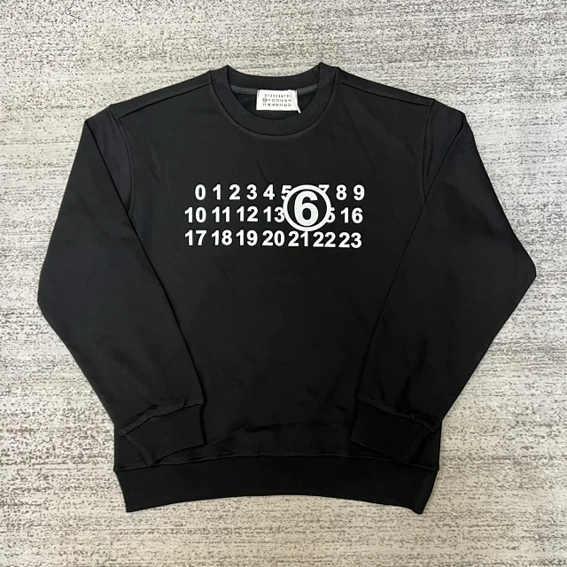 Maison Margiela Hoodies & Sweatshirts Crewneck Logo Print Sweatshirt product detail image 6