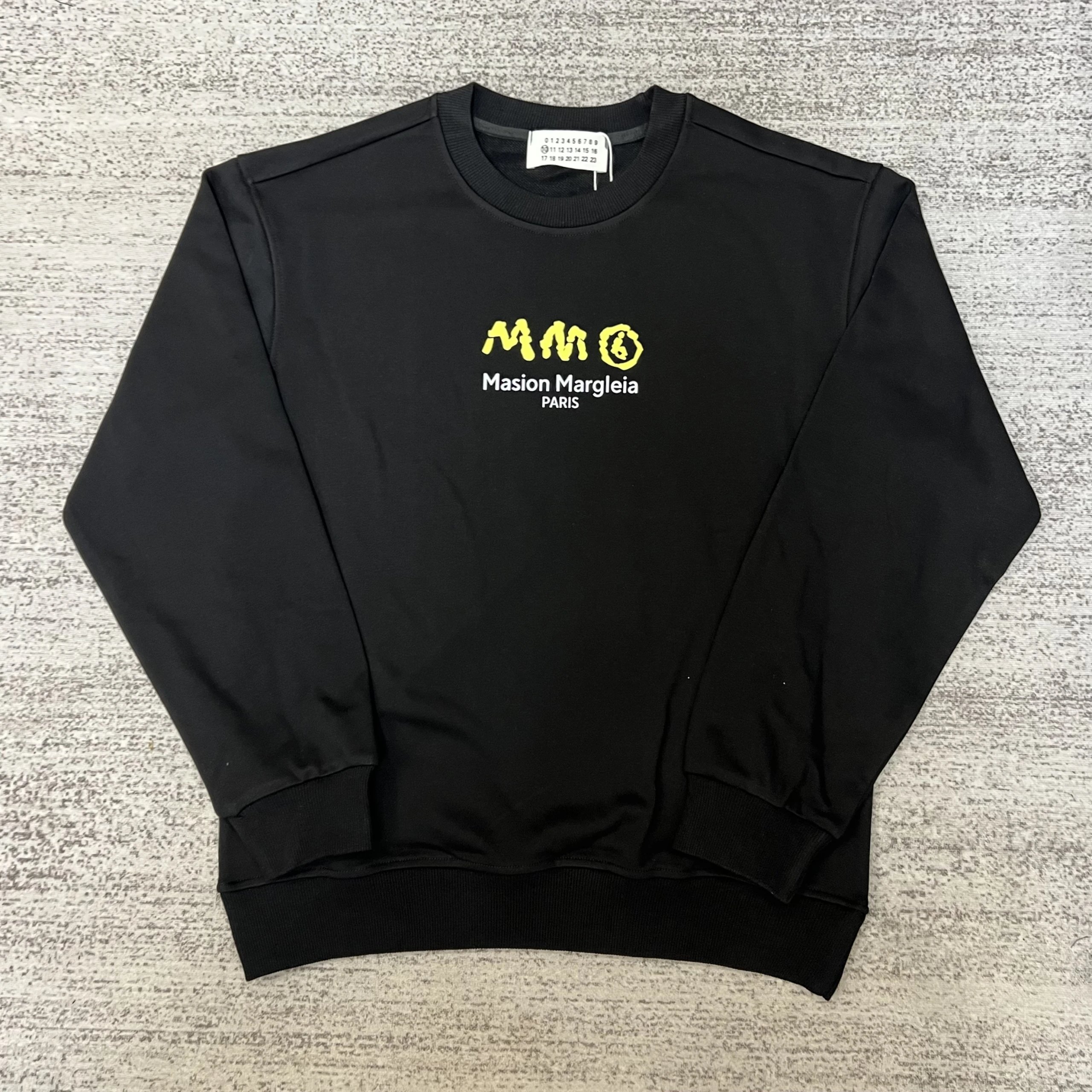 Maison Margiela MM6 Logo Print White Sweatshirt - 40