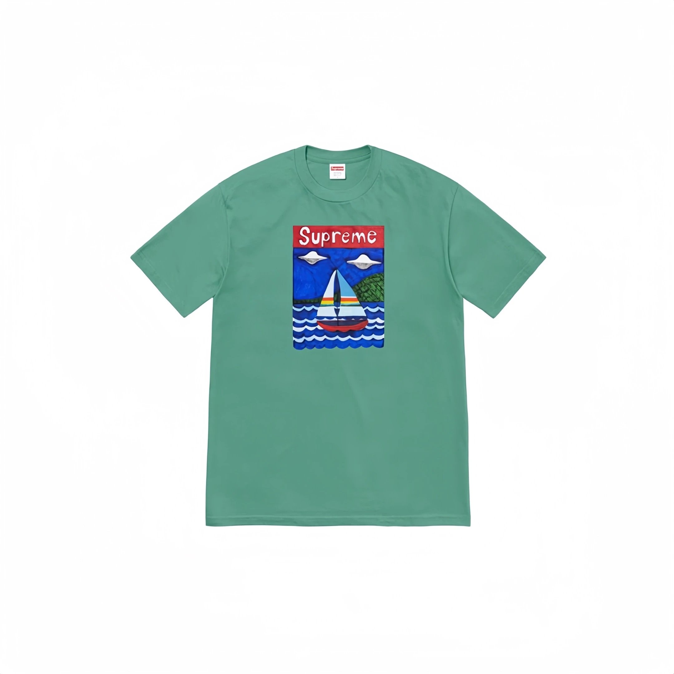 Supreme Sailboat Tee Green