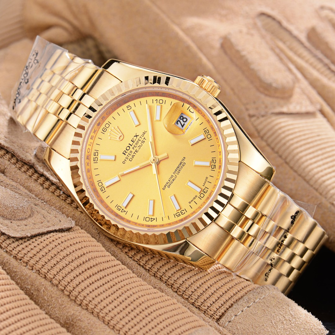 Gold Case Gold Dial · 5-Link Steel Band