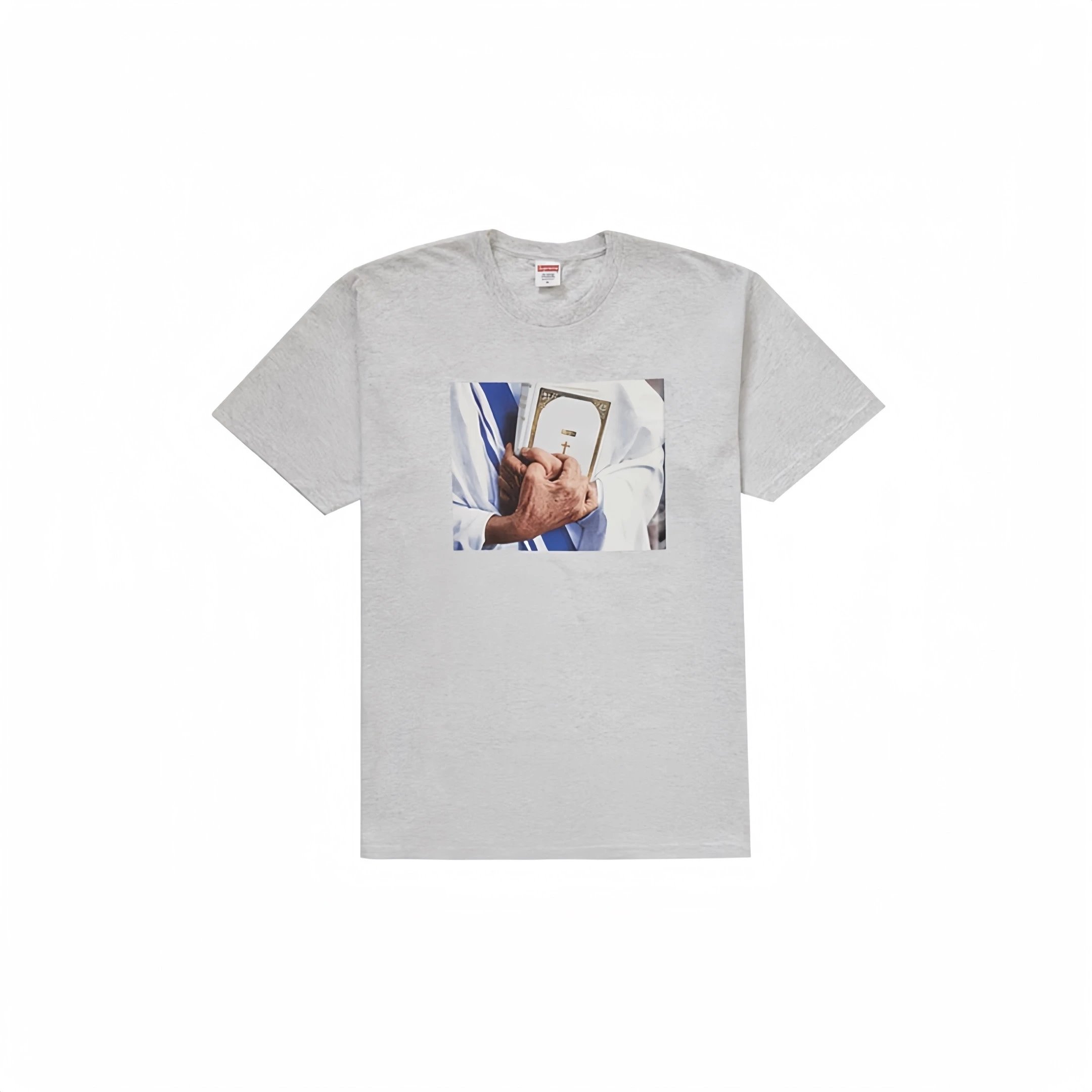 Supreme Bible Tee Ash Grey
