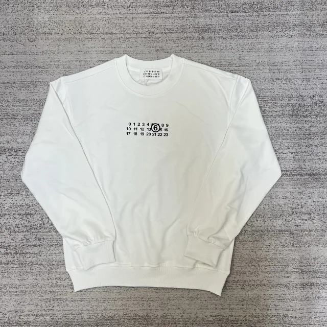 Maison Margiela Hoodies & Sweatshirts Crewneck Logo Print Sweatshirt product detail image 21
