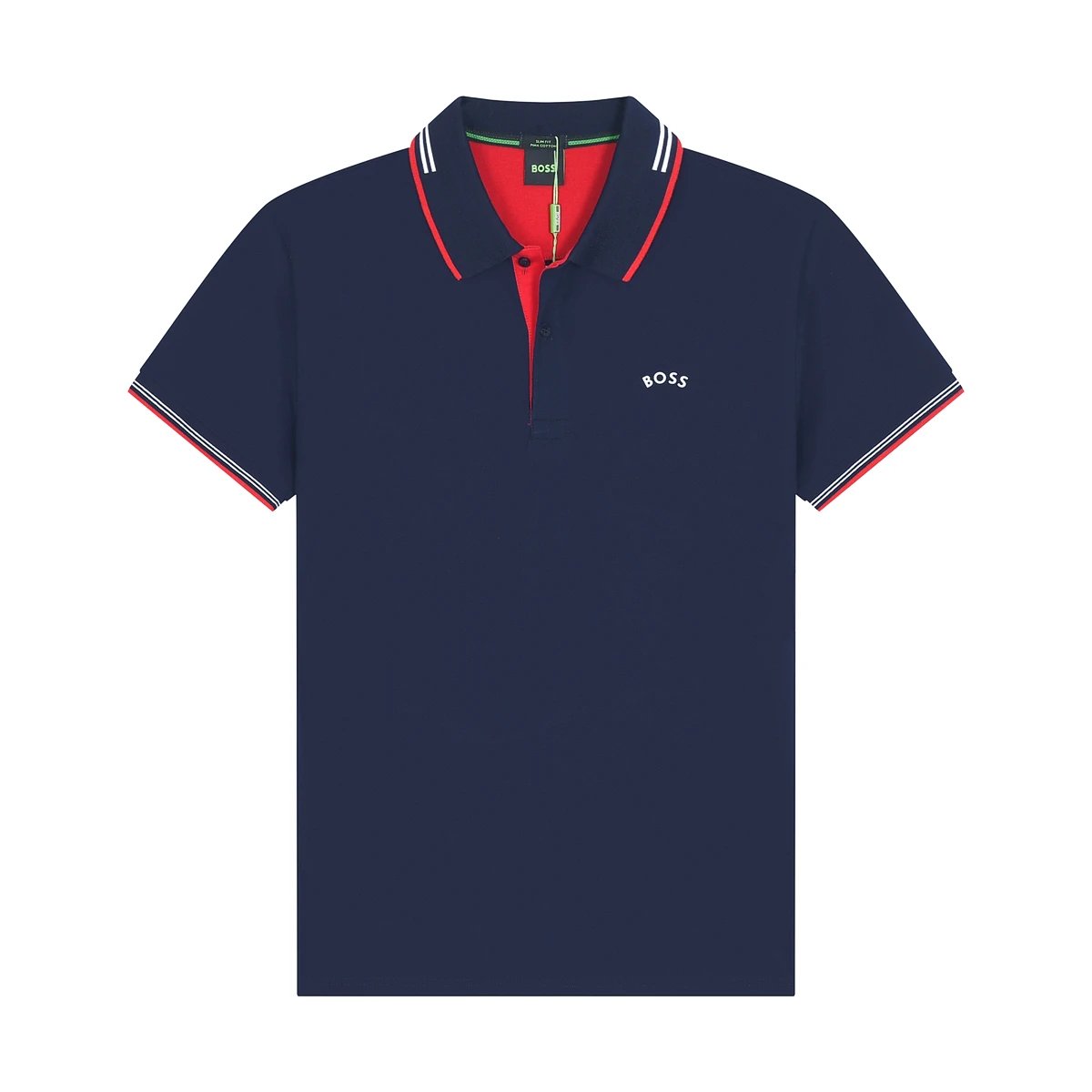 Hugo Boss Paddy Pro Polo Navy Red
