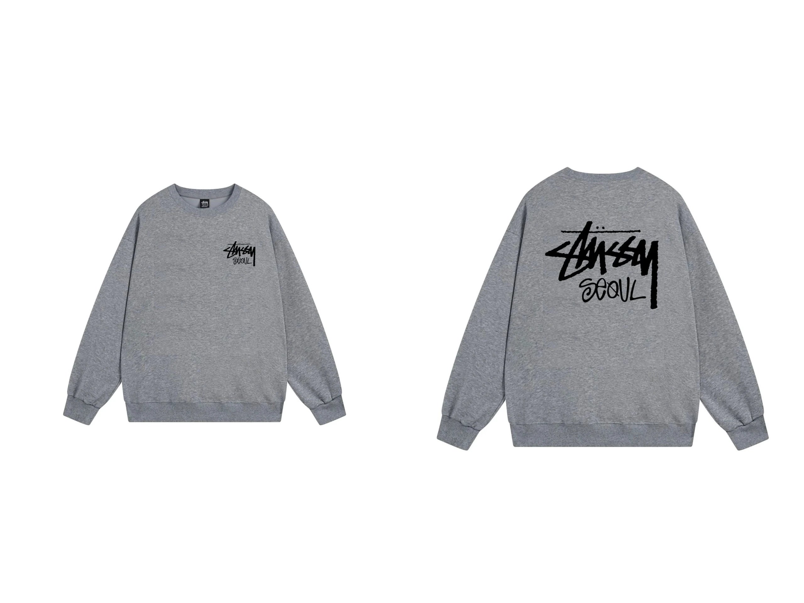Stussy Sweatshirt Grey Seoul