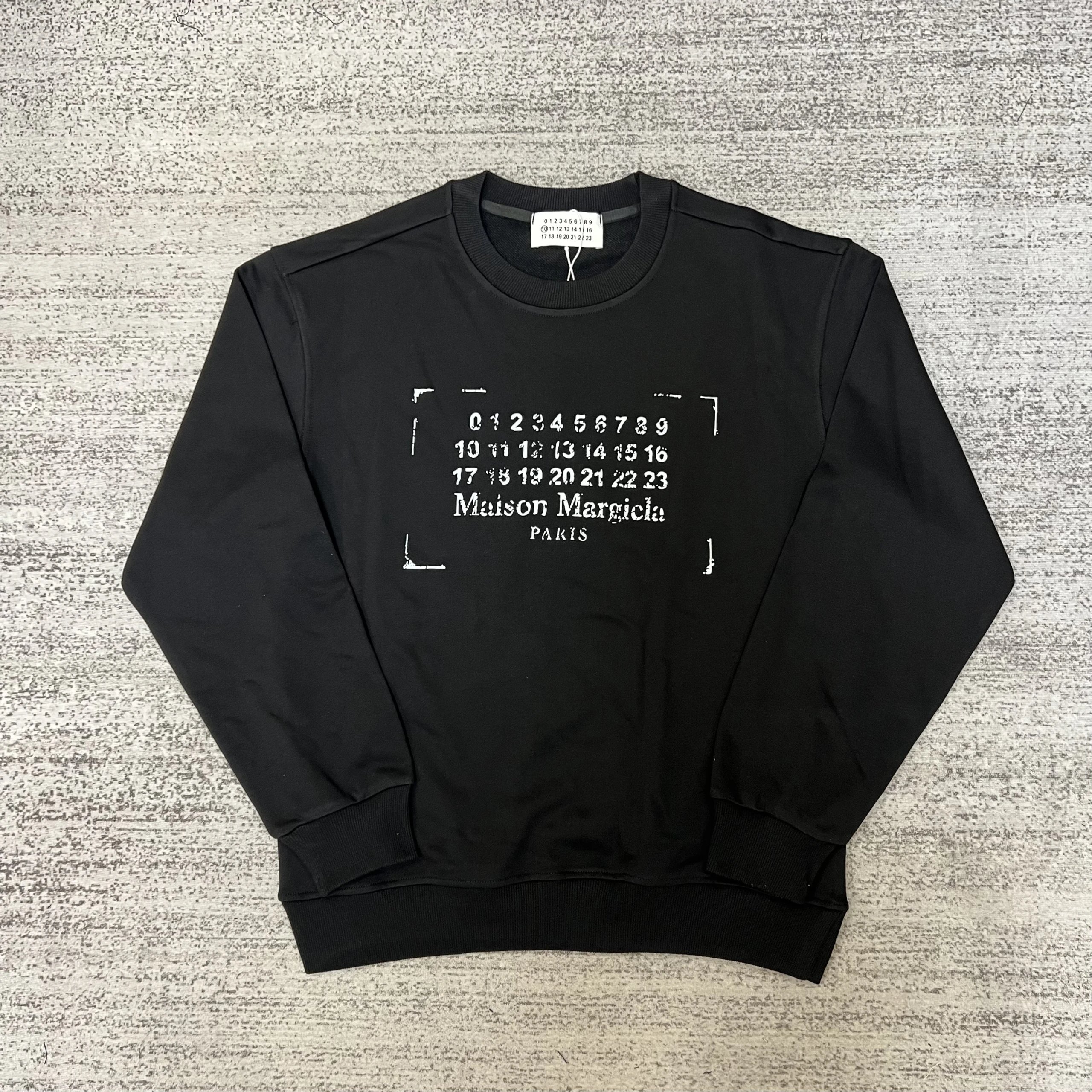 Maison Margiela MM6 Logo Print White Sweatshirt - 37
