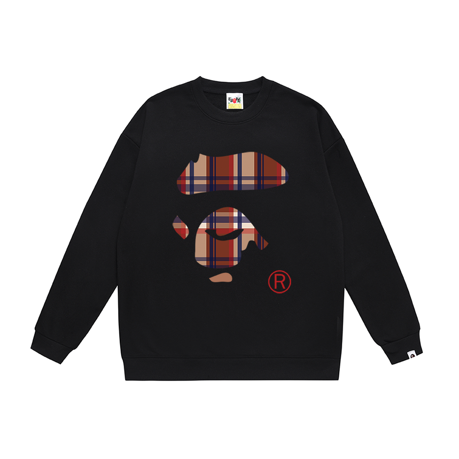 A Bathing Ape Baby Milo Origami Plane Black Sweatshirt Sweater - 8