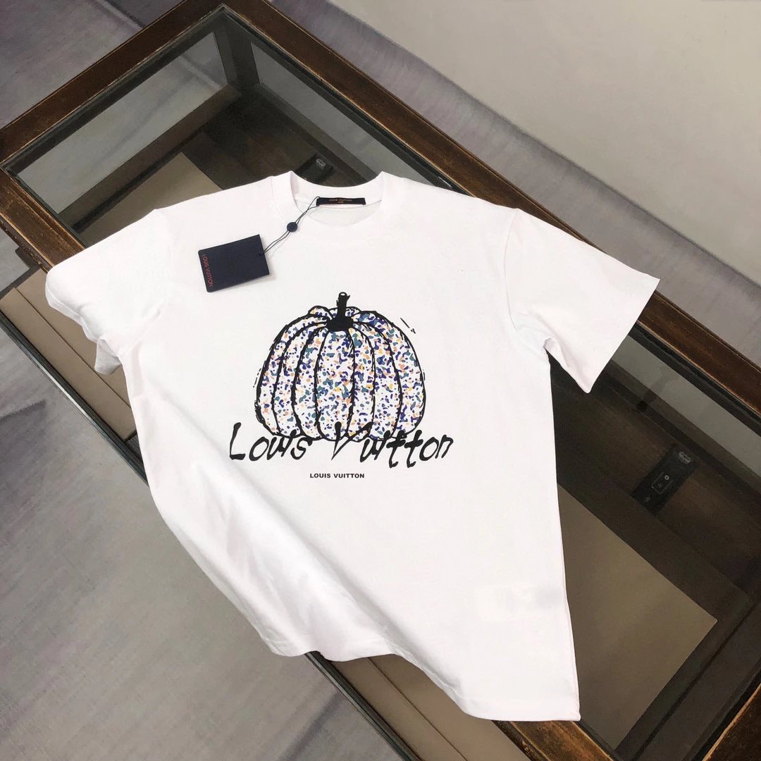 Louis Vuitton LV x Yayoi Kusama Pumpkin Tee White