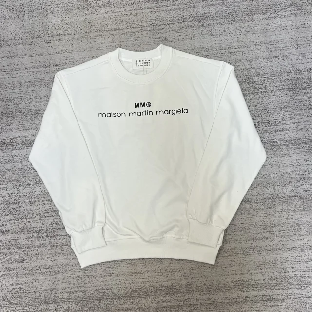 Maison Margiela Hoodies & Sweatshirts Crewneck Logo Print Sweatshirt product detail image 15