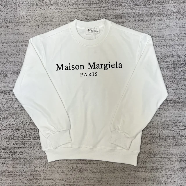 Maison Margiela Hoodies & Sweatshirts Crewneck Logo Print Sweatshirt product detail image 11