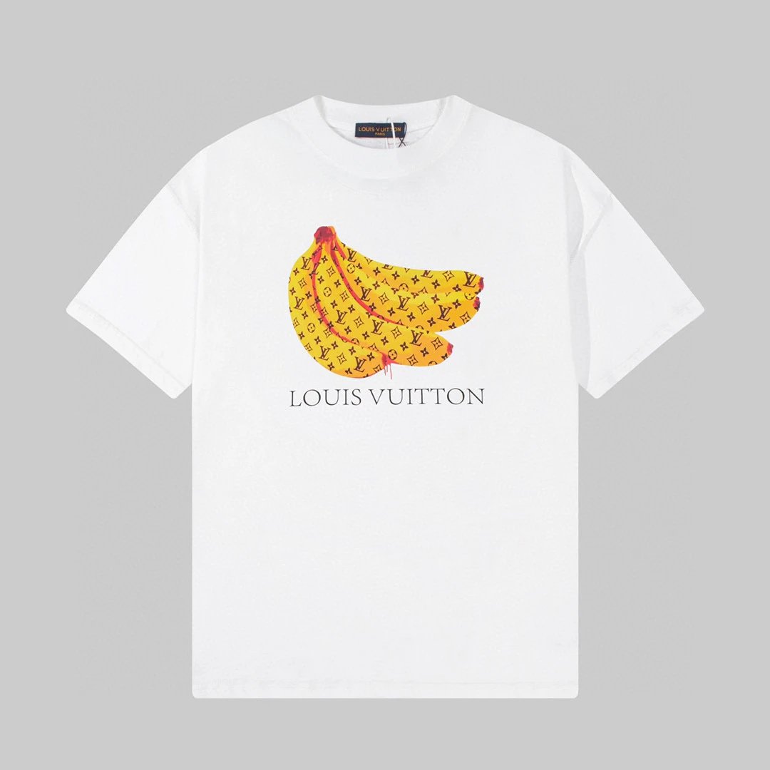 Louis Vuitton Monogram Banana Graphic Tee White
