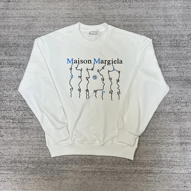 Maison Margiela Hoodies & Sweatshirts Crewneck Logo Print Sweatshirt product detail image 5