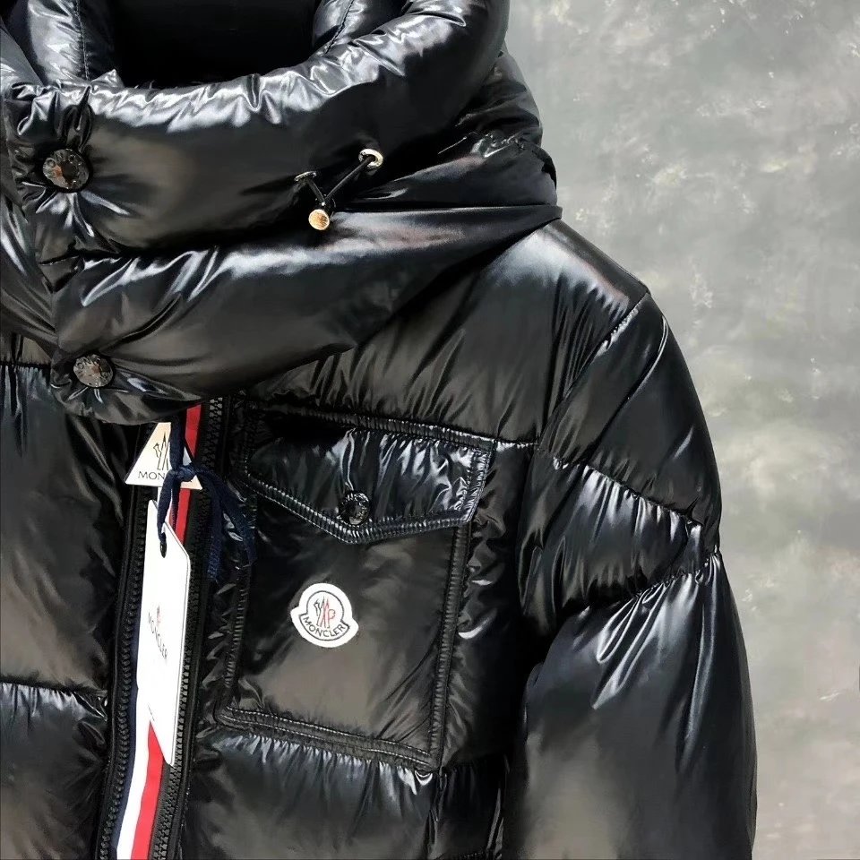 [DX6-21] Winter classic three-color ribbon down jacket