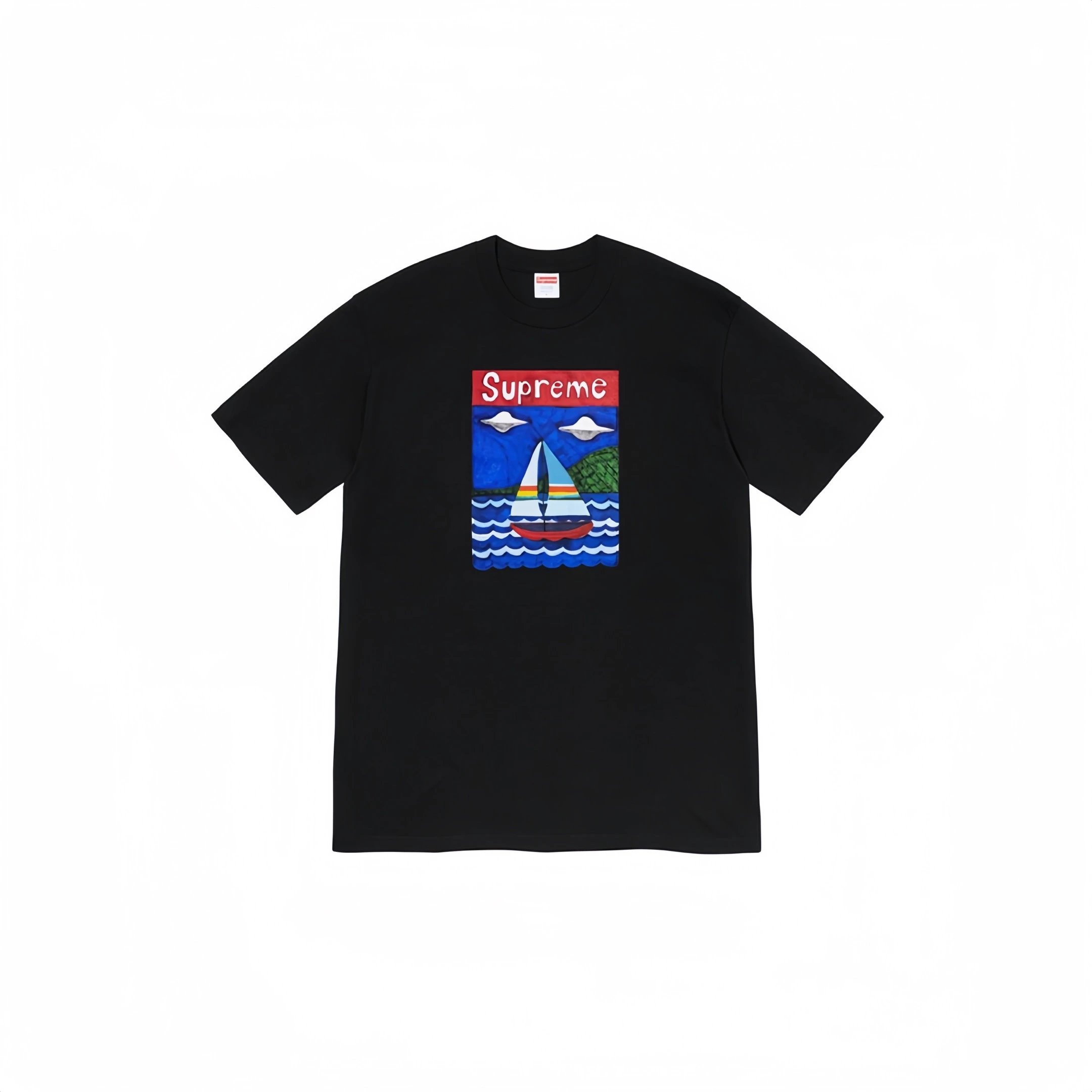 Supreme Sailboat Tee Black