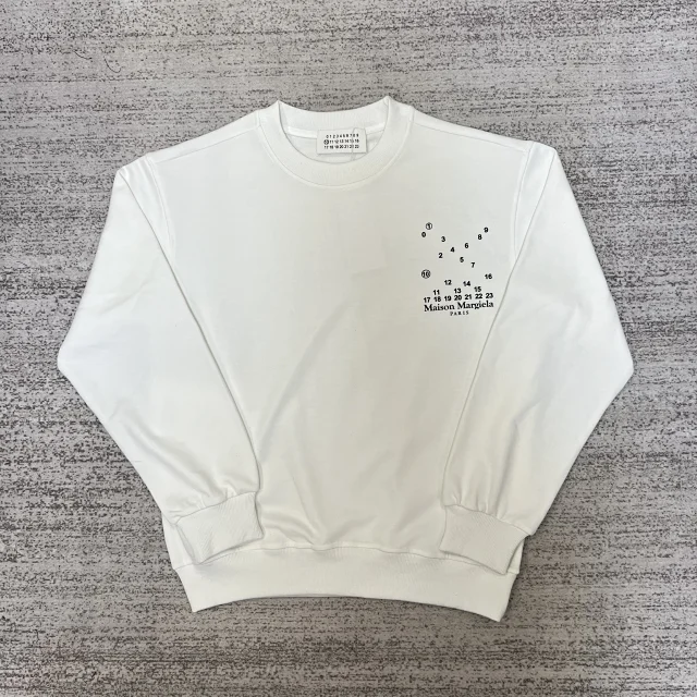Maison Margiela Hoodies & Sweatshirts Crewneck Logo Print Sweatshirt product detail image 18