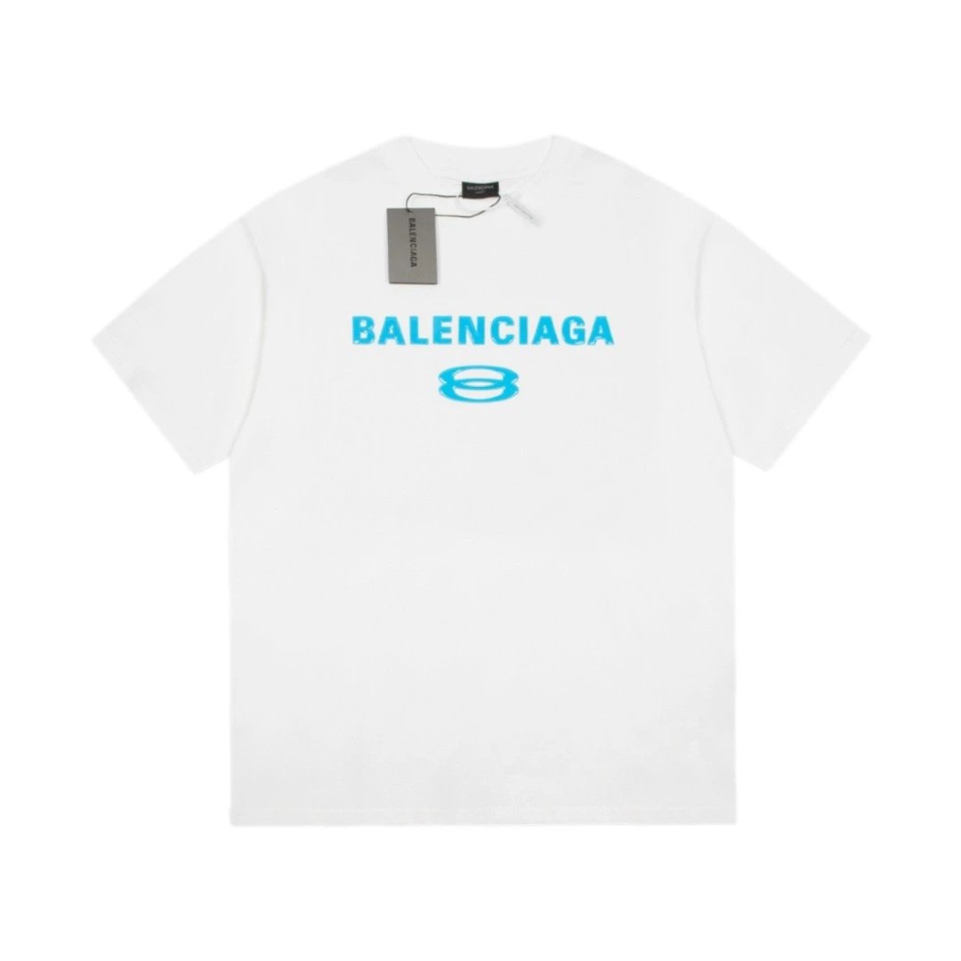 Balenciaga BB Halo Logo Tee White