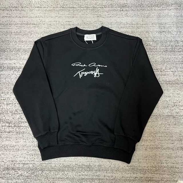 Maison Margiela Hoodies & Sweatshirts Graphic Logo Crewneck Sweatshirt product detail image 5