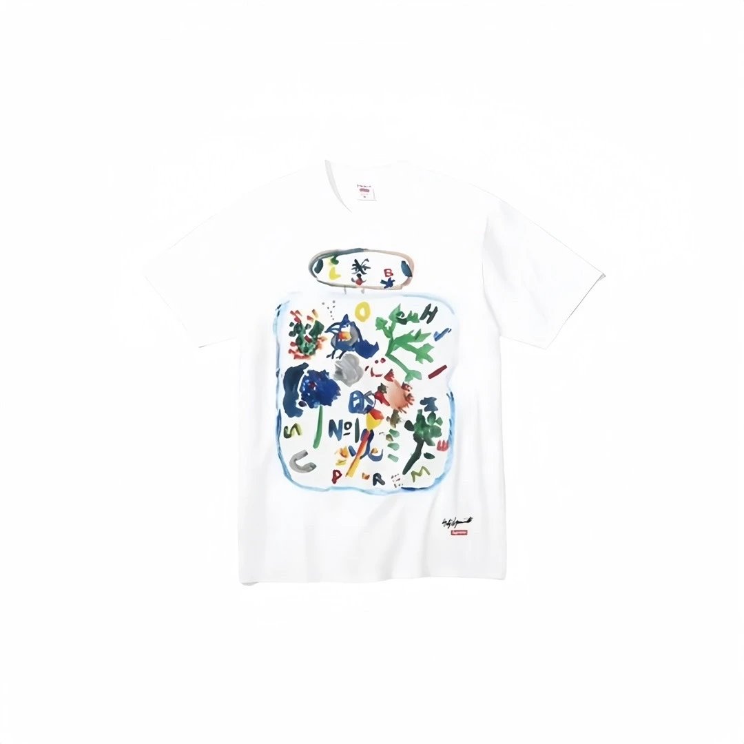 Supreme x Yohji Yamamoto Pumpkin Graphic Tee White